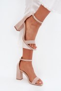 Sandały damskie Model Elirae V7-27 Beige