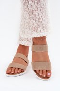 Sandały damskie Model Felira 9696-PL Beige