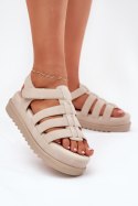 Sandały damskie Model Filisenia PL363 Beige