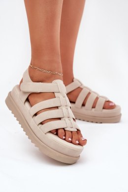 Sandały damskie Model Filisenia PL363 Beige