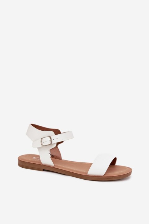 Sandały damskie Model Kivara 11-59 White Sandały damskie Model Kivara 11-59 White