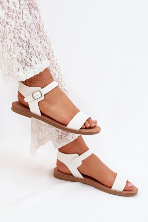 Sandały damskie Model Kivara 11-59 White Sandały damskie Model Kivara 11-59 White