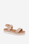 Sandały damskie Model Velara 9695-PL Beige