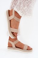 Sandały damskie Model Velara 9695-PL Beige