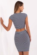 Komplet damski Model TW-KMPL-BL-DY1021.04P White/Navy - Rue Paris
