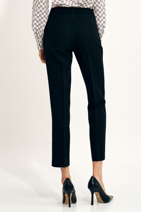 Spodnie damskie Czarne chino SD70 Black - Nife Spodnie damskie Czarne chino SD70 Black - Nife