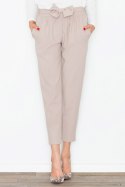 Spodnie damskie  Model M523 Beige - Figl