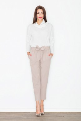 Spodnie damskie  Model M523 Beige - Figl