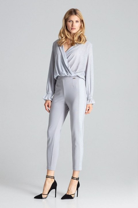Spodnie Damskie Model M689 Grey - Figl Spodnie Damskie Model M689 Grey - Figl