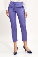 Spodnie damskie  Fioletowe chino SD70 Violet - Nife