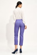 Spodnie damskie  Fioletowe chino SD70 Violet - Nife