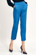 Spodnie damskie  Niebieskie chino SD70 Blue - Nife