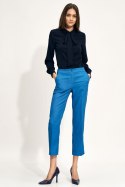 Spodnie damskie  Niebieskie chino SD70 Blue - Nife