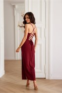 Sukienka damska Model Aria BOR SUK0529 Bordo - Roco Fashion