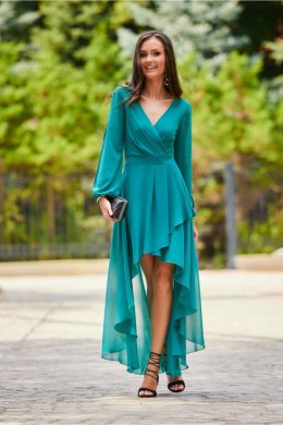 Sukienka damska na wesele Model JZI SUK0371 Light Green - Roco Fashion