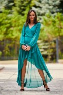 Sukienka damska na wesele Model JZI SUK0371 Light Green - Roco Fashion