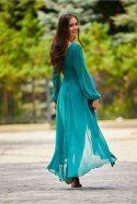 Sukienka damska na wesele Model JZI SUK0371 Light Green - Roco Fashion