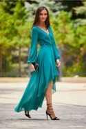 Sukienka damska na wesele Model JZI SUK0371 Light Green - Roco Fashion