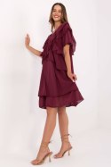 Sukienka damska Model MI-SK-102128.61 Bordo - Italy Moda
