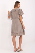 Sukienka damska Model MI-SK-102128.61 Dark Beige - Italy Moda