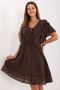Sukienka damska Model MI-SK-102128.61 Dark Brown - Italy Moda