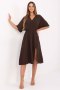 Sukienka damska muślinowa Model MI-SK-121008.84 Dark Brown - Italy Moda