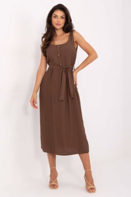 Sukienka damska Model MI-SK-A1710.60 Brown - Italy Moda