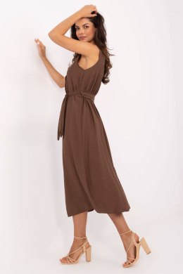 Sukienka damska Model MI-SK-A1710.60 Brown - Italy Moda