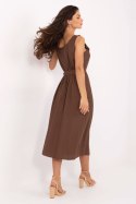 Sukienka damska Model MI-SK-A1710.60 Brown - Italy Moda