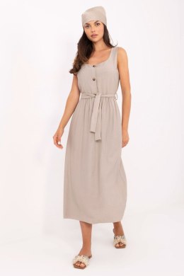 Sukienka damska Model MI-SK-A1710.60 Dark Beige - Italy Moda