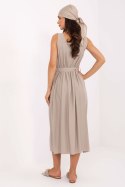 Sukienka damska Model MI-SK-A1710.60 Dark Beige - Italy Moda
