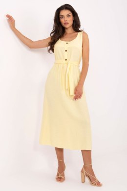 Sukienka damska Model MI-SK-A1710.60 Light Yellow - Italy Moda