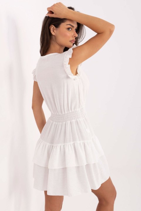 Sukienka damska Model MI-SK-A2606.74 White - Italy Moda Sukienka damska Model MI-SK-A2606.74 White - Italy Moda