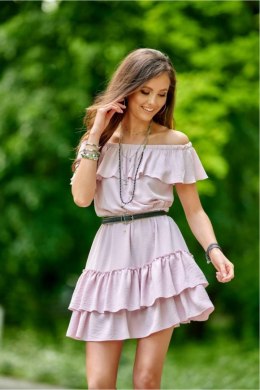 Sukienka damska Model ROZ SUK0291 Pink - Roco Fashion