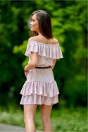 Sukienka damska Model ROZ SUK0291 Pink - Roco Fashion