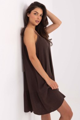 Sukienka damska Model TW-SK-BI-12-1196.97 Dark Brown - Och Bella