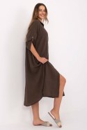 Sukienka damska Model TW-SK-BI-24135.81 Dark Brown - Och Bella