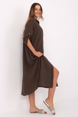 Sukienka damska Model TW-SK-BI-24135.81 Dark Brown - Och Bella