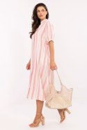 Sukienka damska Model TW-SK-BI-2451.84 White/Pink - Och Bella