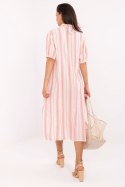 Sukienka damska Model TW-SK-BI-2451.84 White/Pink - Och Bella
