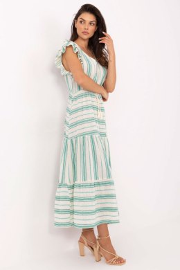 Sukienka damska Model TW-SK-BI-28760.97 White/Green - Och Bella