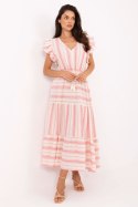 Sukienka damska Model TW-SK-BI-28760.97 White/Pink - Och Bella
