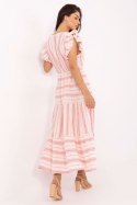 Sukienka damska Model TW-SK-BI-28760.97 White/Pink - Och Bella
