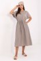 Sukienka damska Model TW-SK-BI-6-2041.89 Dark Beige - Och Bella