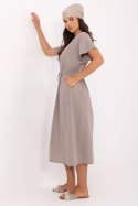Sukienka damska Model TW-SK-BI-6-2041.89 Dark Beige - Och Bella