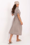 Sukienka damska Model TW-SK-BI-6-2041.89 Dark Beige - Och Bella