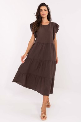 Sukienka damska Model TW-SK-BI-6-2172.96 Dark Brown - Och Bella