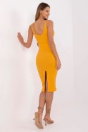 Sukienka damska Model RV-SK-7531.54 Light Orange - Rue Paris