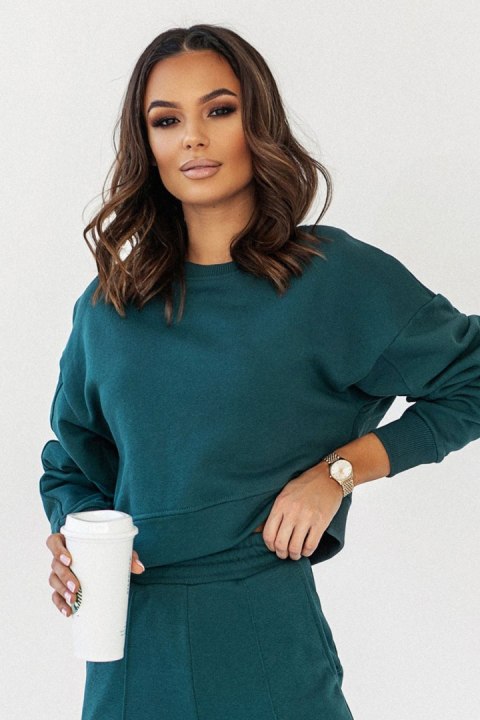 Bluza Damska Model Lamia D29 Green - IVON Bluza Damska Model Lamia D29 Green - IVON