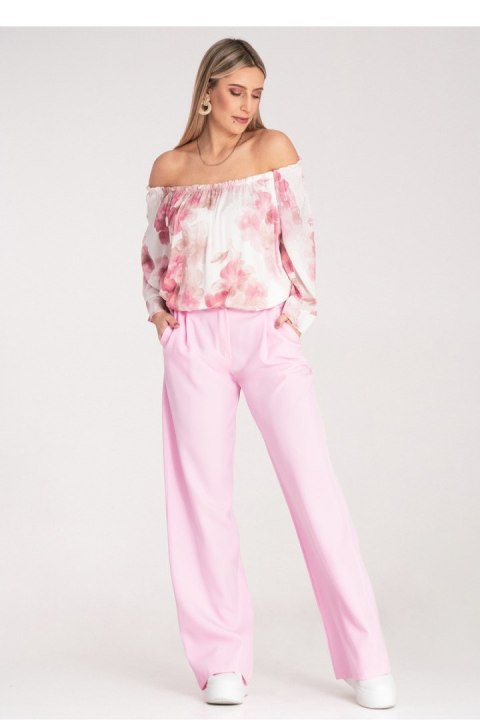 Spodnie Damskie Model M1129 Pink - Figl Spodnie Damskie Model M1129 Pink - Figl